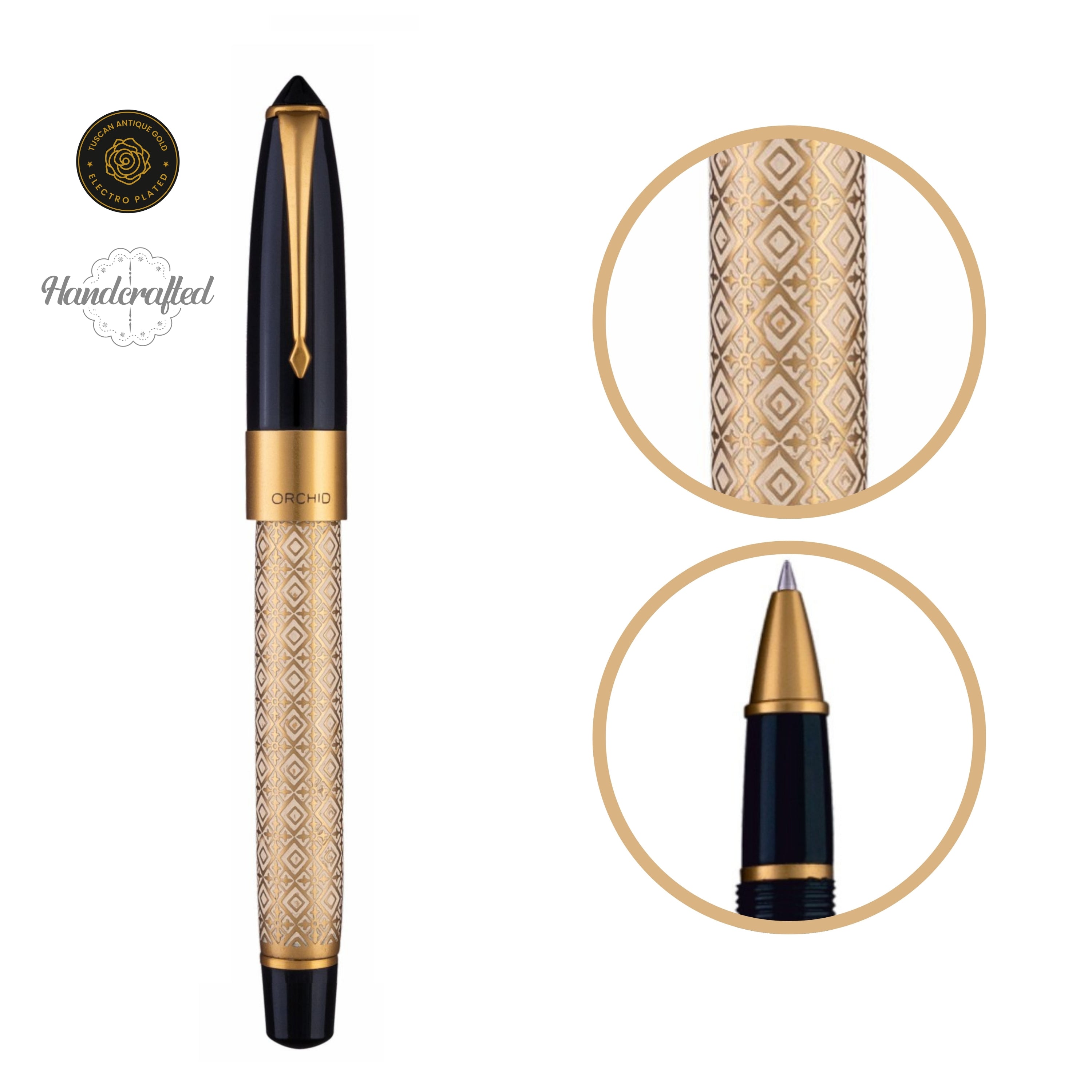 EPIC ROLLER BALL PEN - IVORY DIAMOND