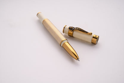 Autograph Ivory X Hatch Roller Ball Pen