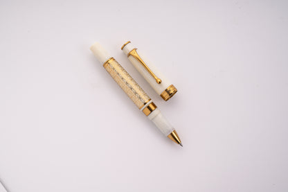 Royale Ivory Diamond Roller Ball Pen