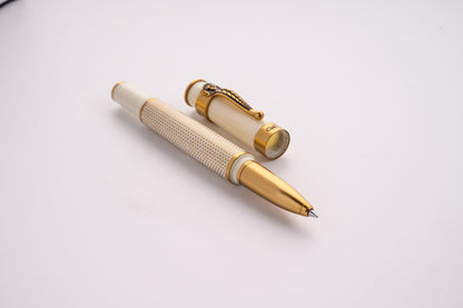 Autograph Ivory Polka Dot Roller Ball Pen