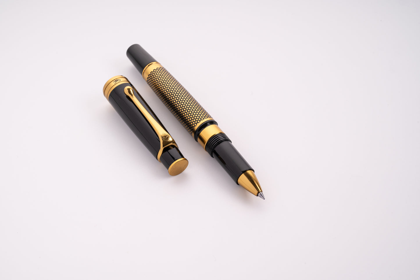 Royale Ebony Polka Dot Roller Ball Pen
