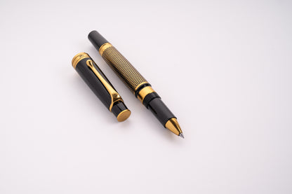 Royale Ebony Polka Dot Roller Ball Pen