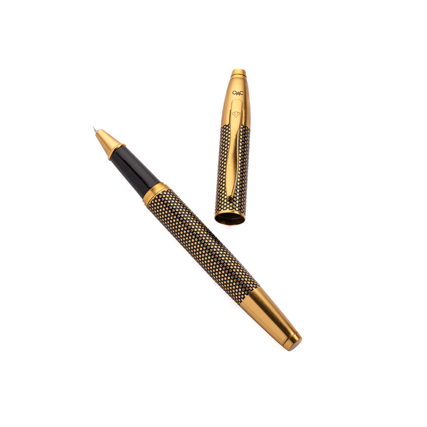 Effex Ebony Polka Dot Roller Ball Pen
