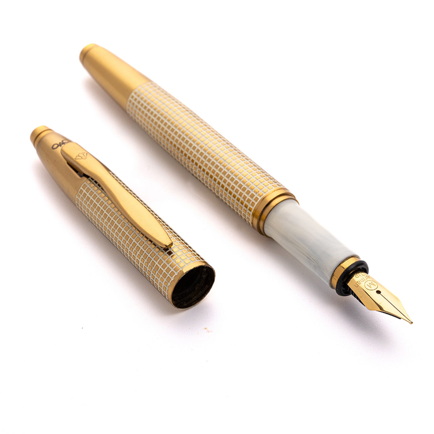 EFFEX FOUNTAIN PEN - IVORY X HATCH