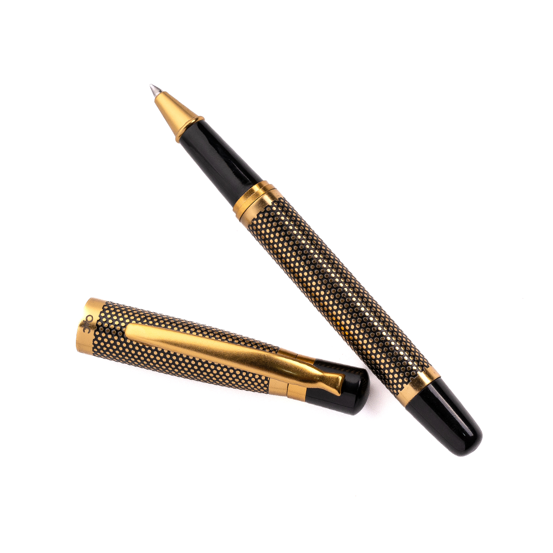 Tulip Ebony Polka Dot Roller Ball Pen