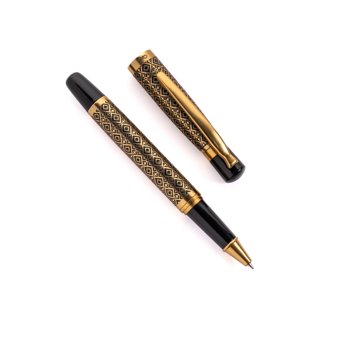 Tulip Ebony Diamond Roller Ball Pen