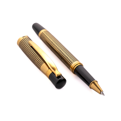 Tulip Ebony X Hatch Roller Ball Pen