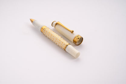 Royale Ivory Blossom Roller Ball Pen