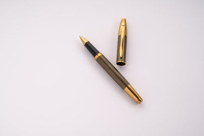 Effex Ebony Polka Dot Roller Ball Pen