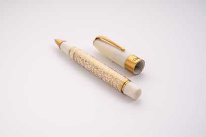 Epic Ivory Blossom Roller Ball Pen