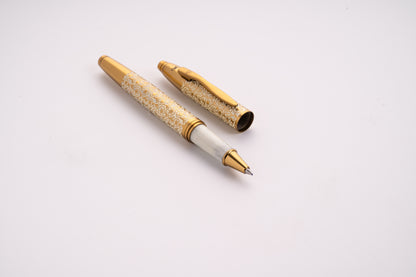 Effex Ivory Blossom Roller Ball Pen