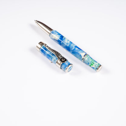 Autograph Rare Roller Ball Pen Blue