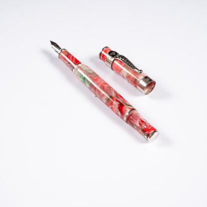 Autograph Rare Fountain Pen Red