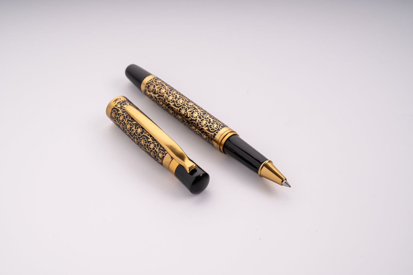 Tulip Ebony Diamond Roller Ball Pen
