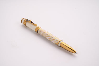 Autograph Ivory Polka Dot Roller Ball Pen