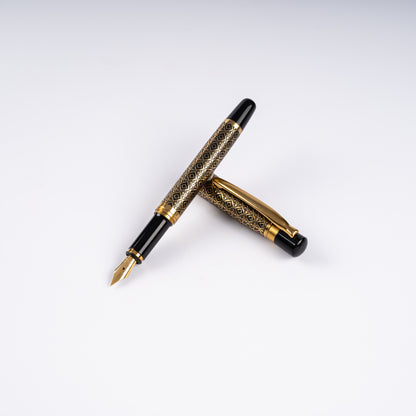 Tulip Ebony Diamond Fountain Pen