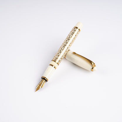 Epic Ivory Blossom Fountain Pen