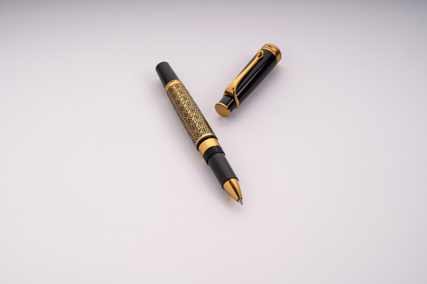 Royale Ebony Diamond Roller Ball Pen