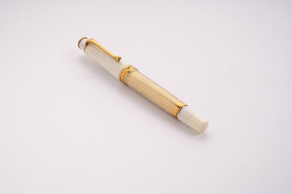 Royale Ivory X Hatch Roller Ball Pen
