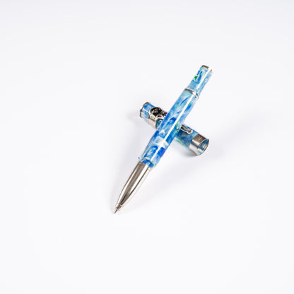 Autograph Rare Roller Ball Pen Blue