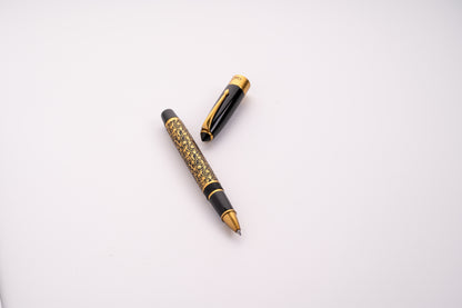 Epic Ebony Blossom Roller Ball Pen