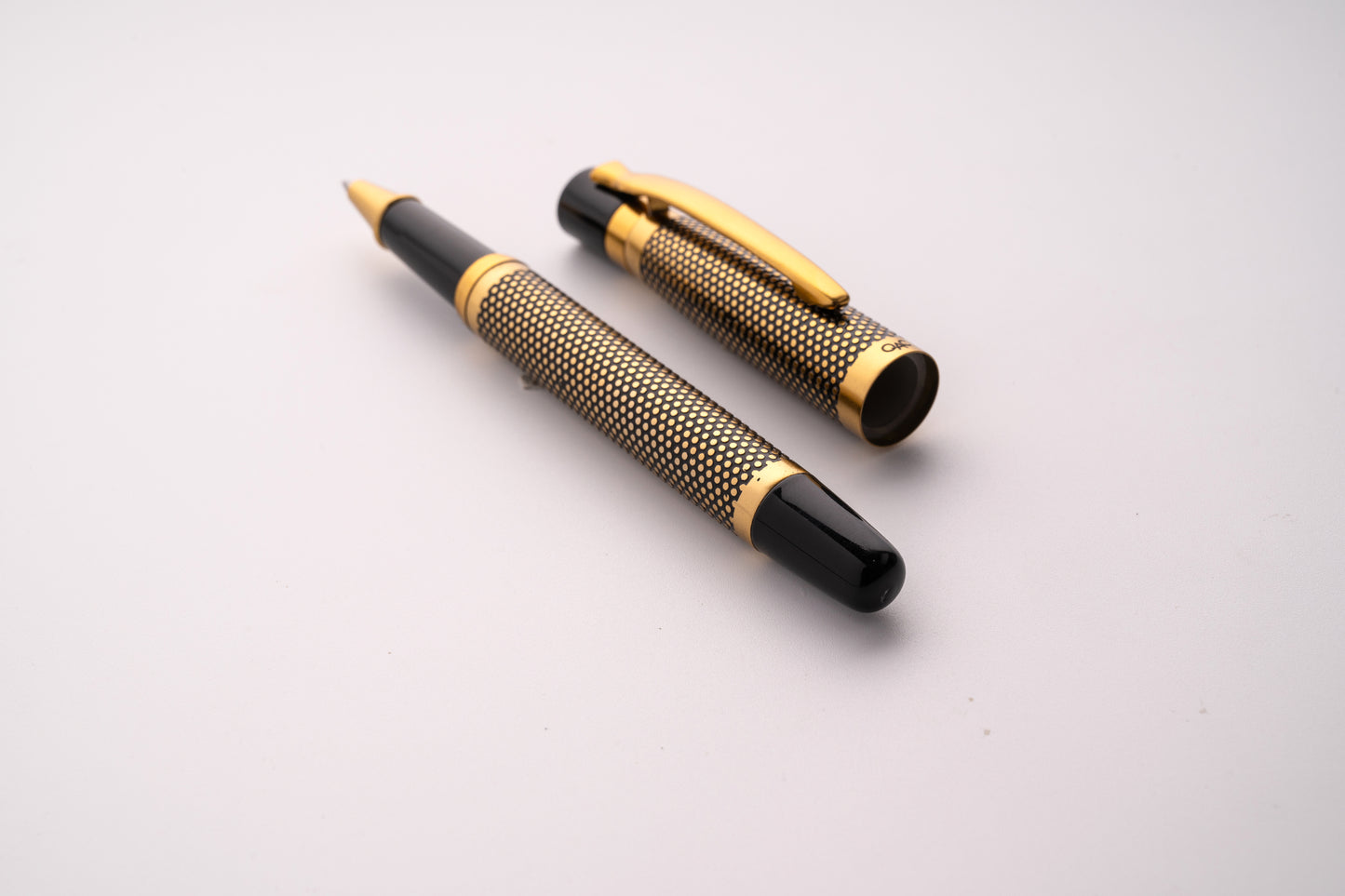 Tulip Ebony Polka Dot Roller Ball Pen