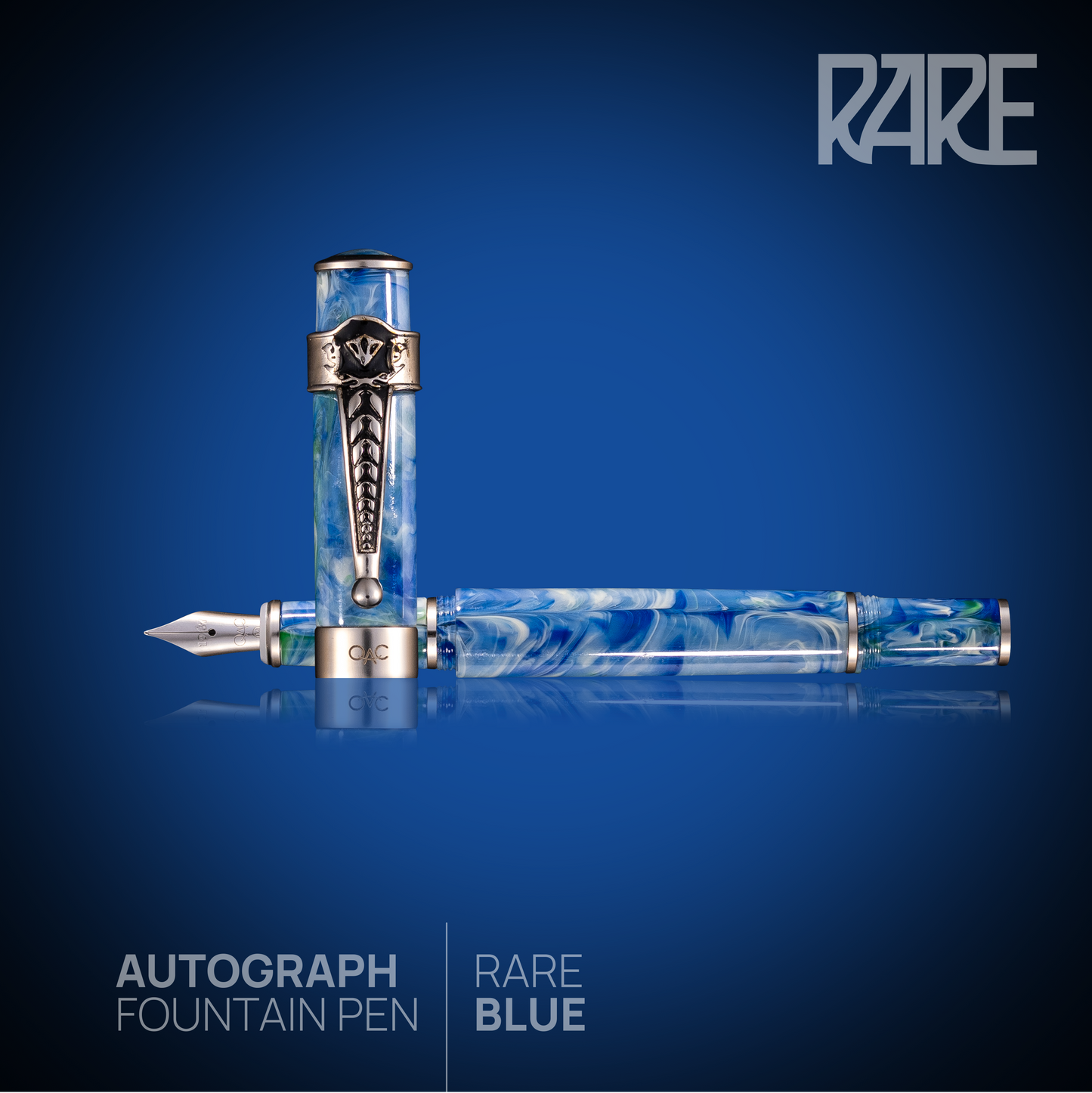 Autograph Rare Fountain Pen Blue