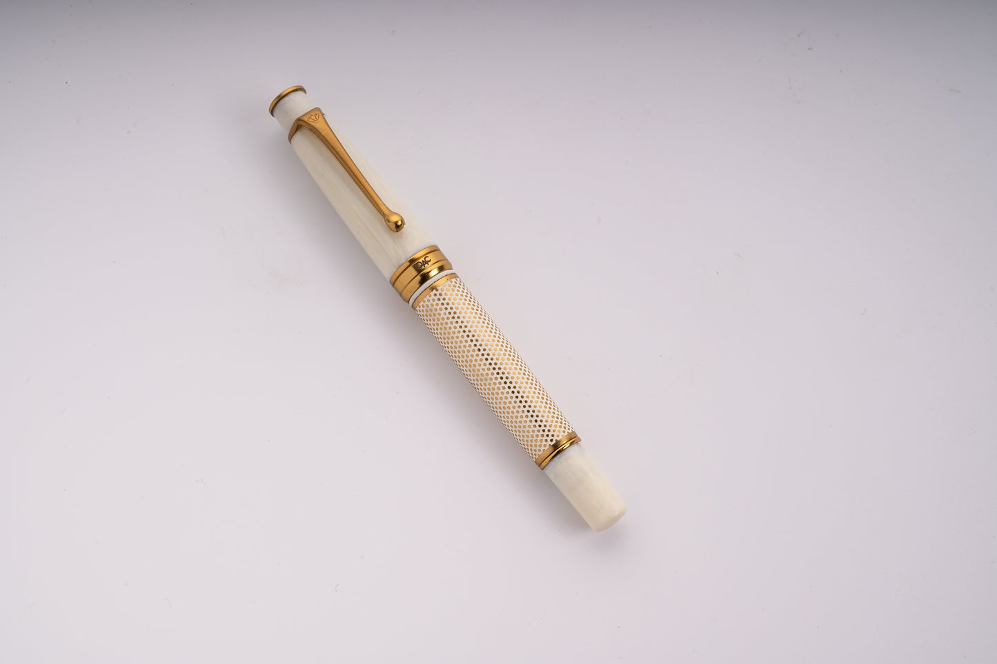 Royale Ivory Polka Dot Roller Ball Pen