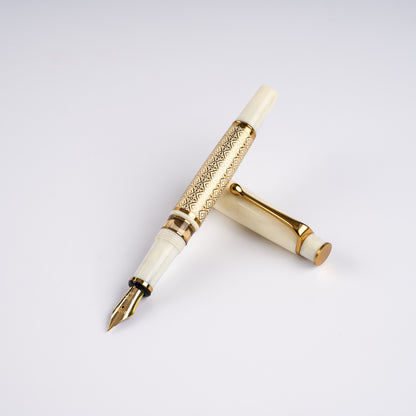 Royale Ivory Diamond Fountain Pen
