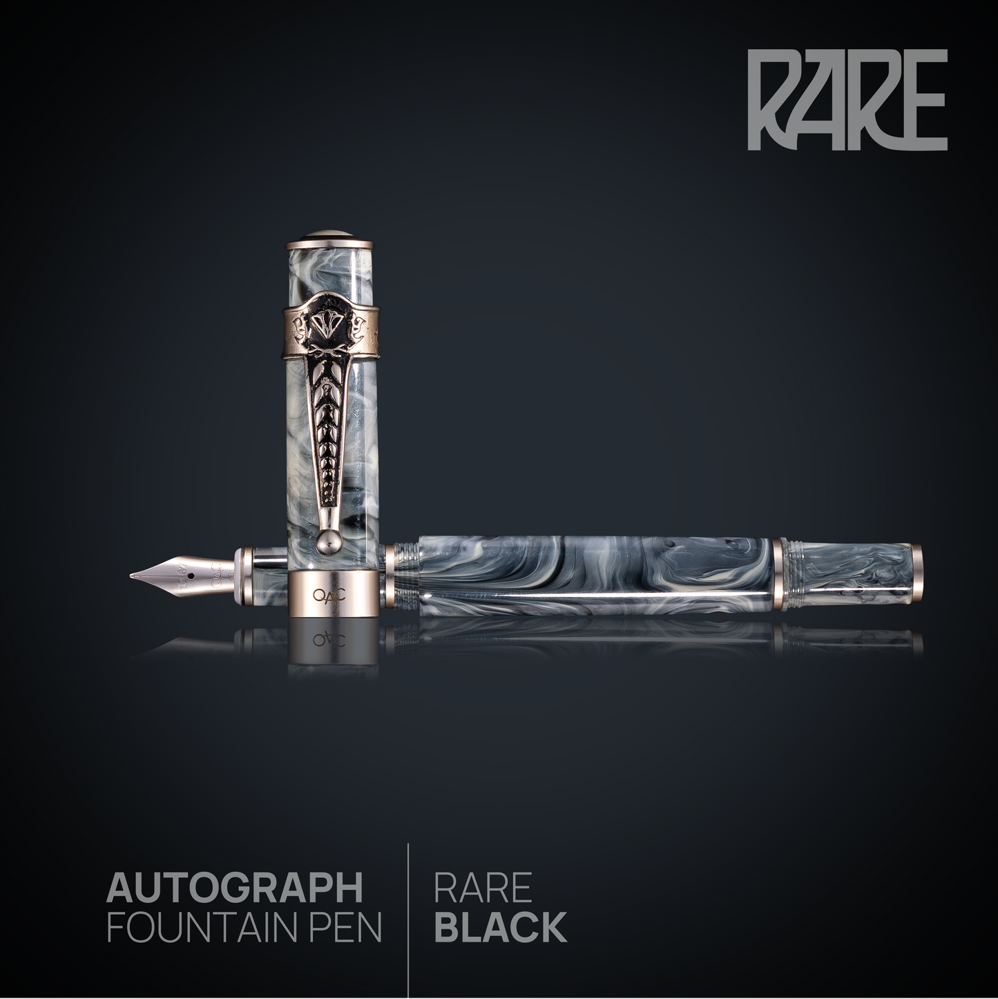 Autograph Rare Fountain Pen Black