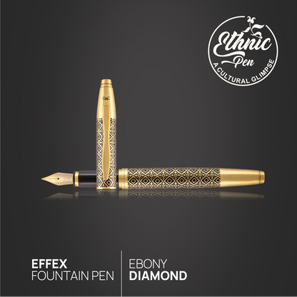 Effex Ebony Diamond Fountain Pen