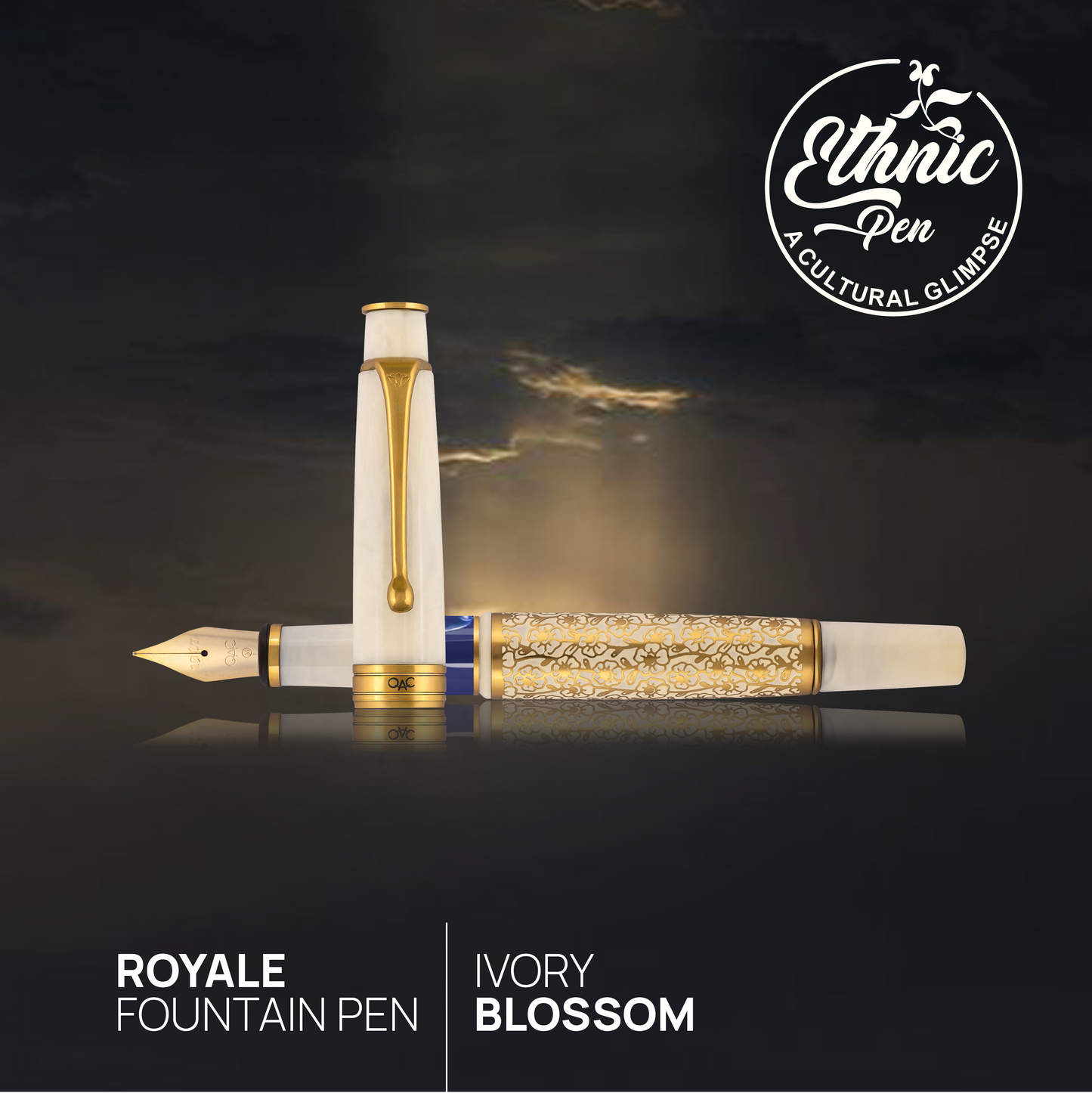 Royale Ivory Blossom Fountain Pen