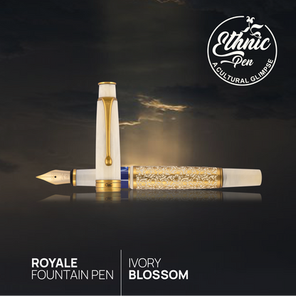 Royale Ivory Blossom Fountain Pen