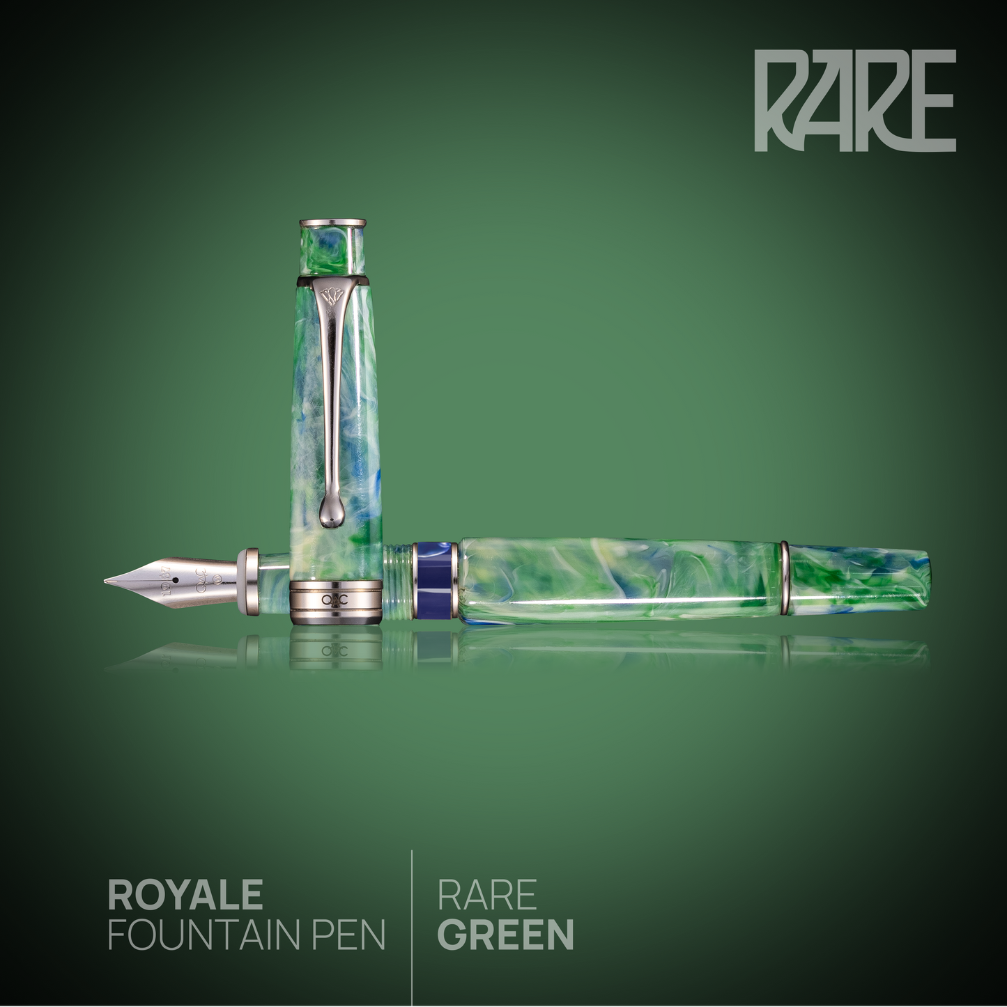 Royale Rare Fountain Pen Green