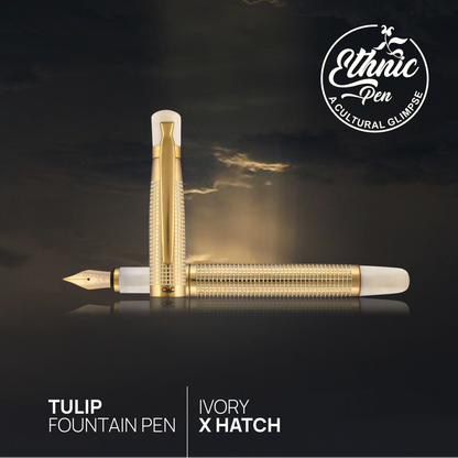 Tulip Ivory X Hatch Fountain Pen
