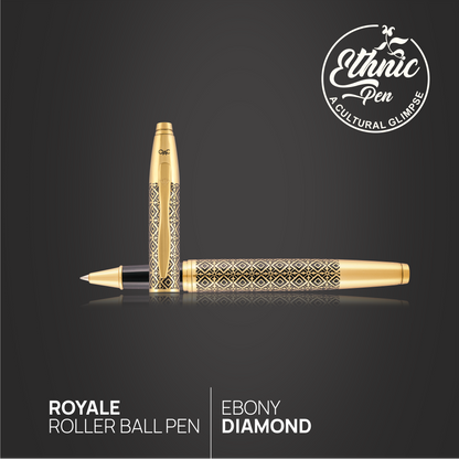 Effex Ebony Diamond Roller Ball Pen