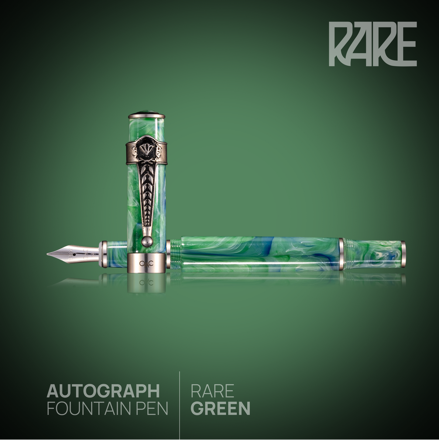 Autograph Rare Fountain Pen Green