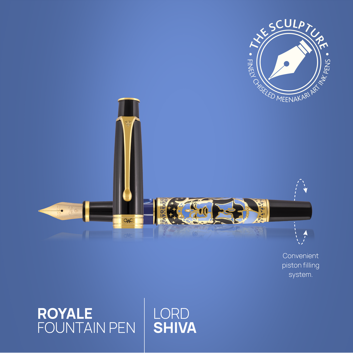 Royale Lord Shiva Fountain Pen