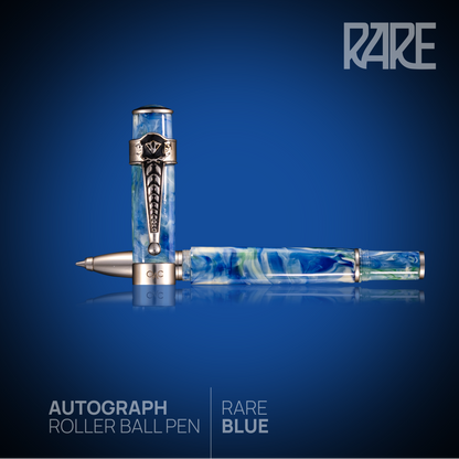 Autograph Rare Roller Ball Pen Blue