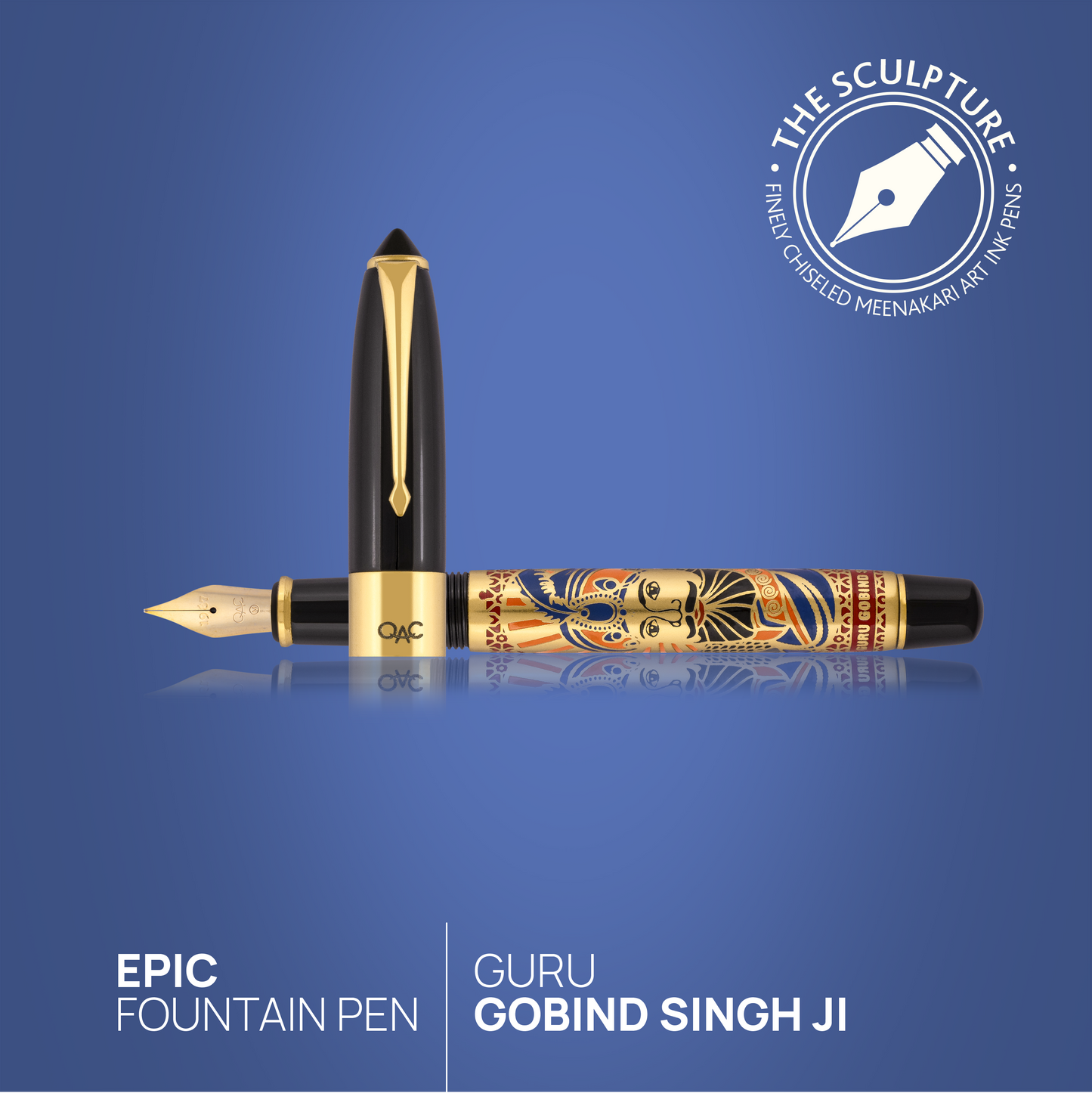 Epic Shree Guru Gobind Singh JI Fountain Pen