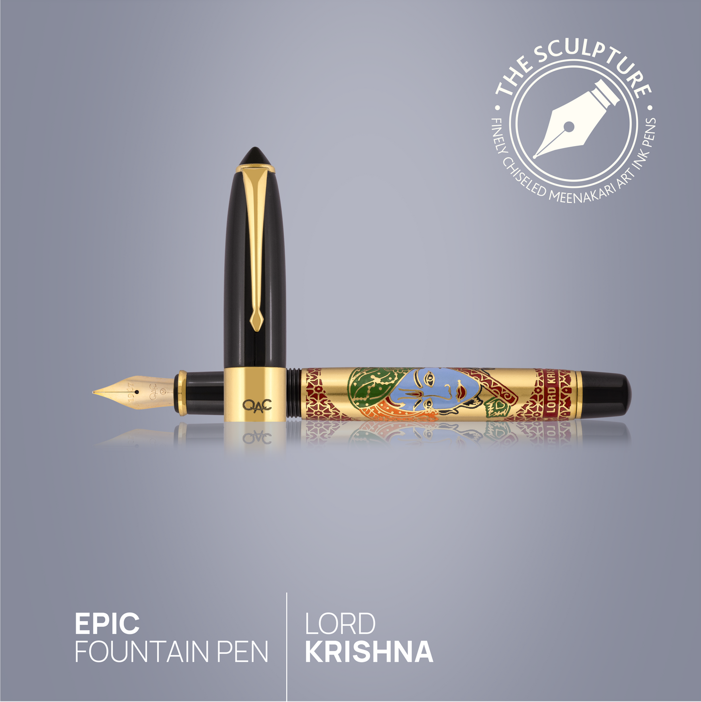 Epic Lord Krishna Fountain Pen