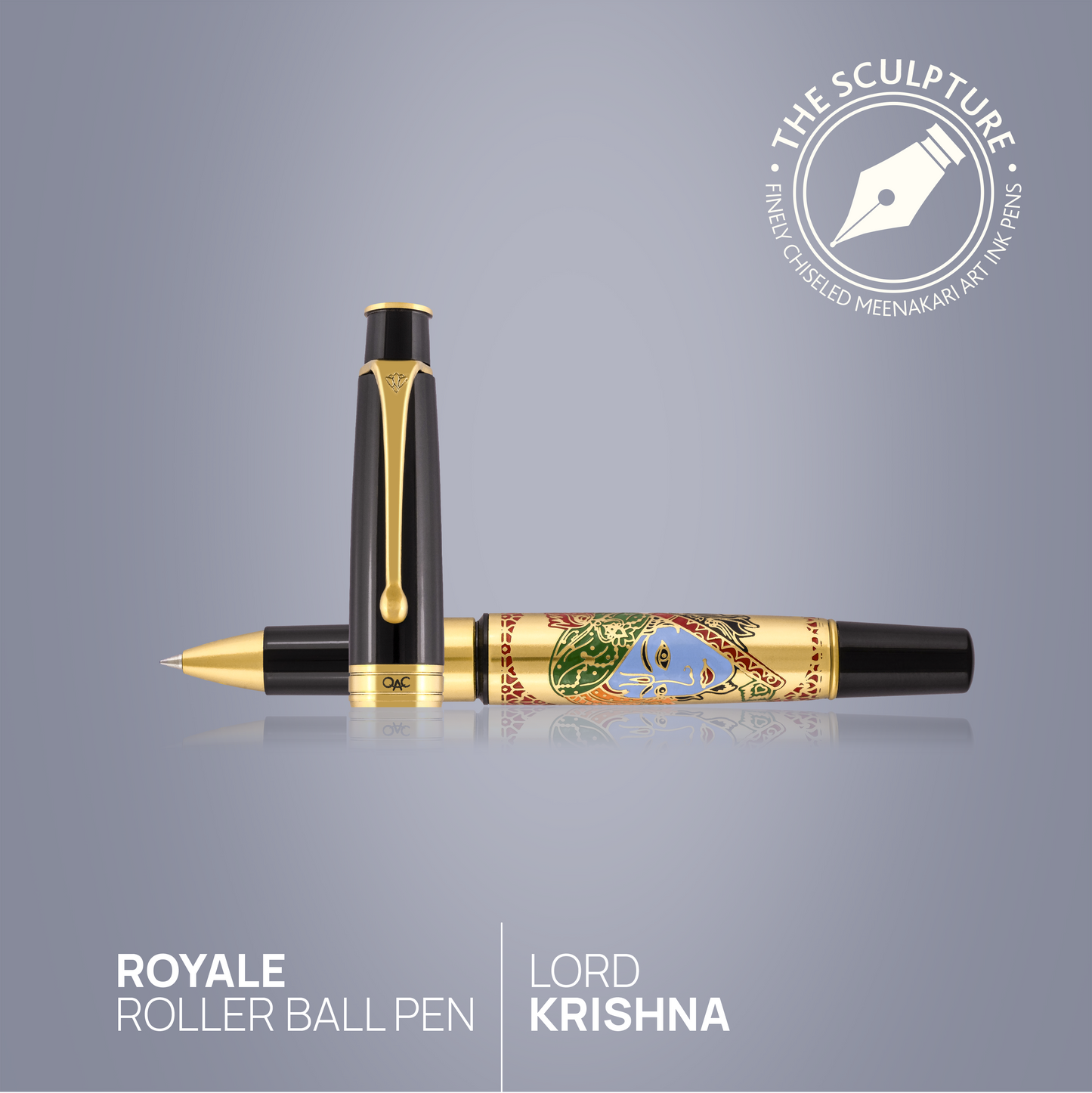Royale Lord Krishna Roller Ball Pen