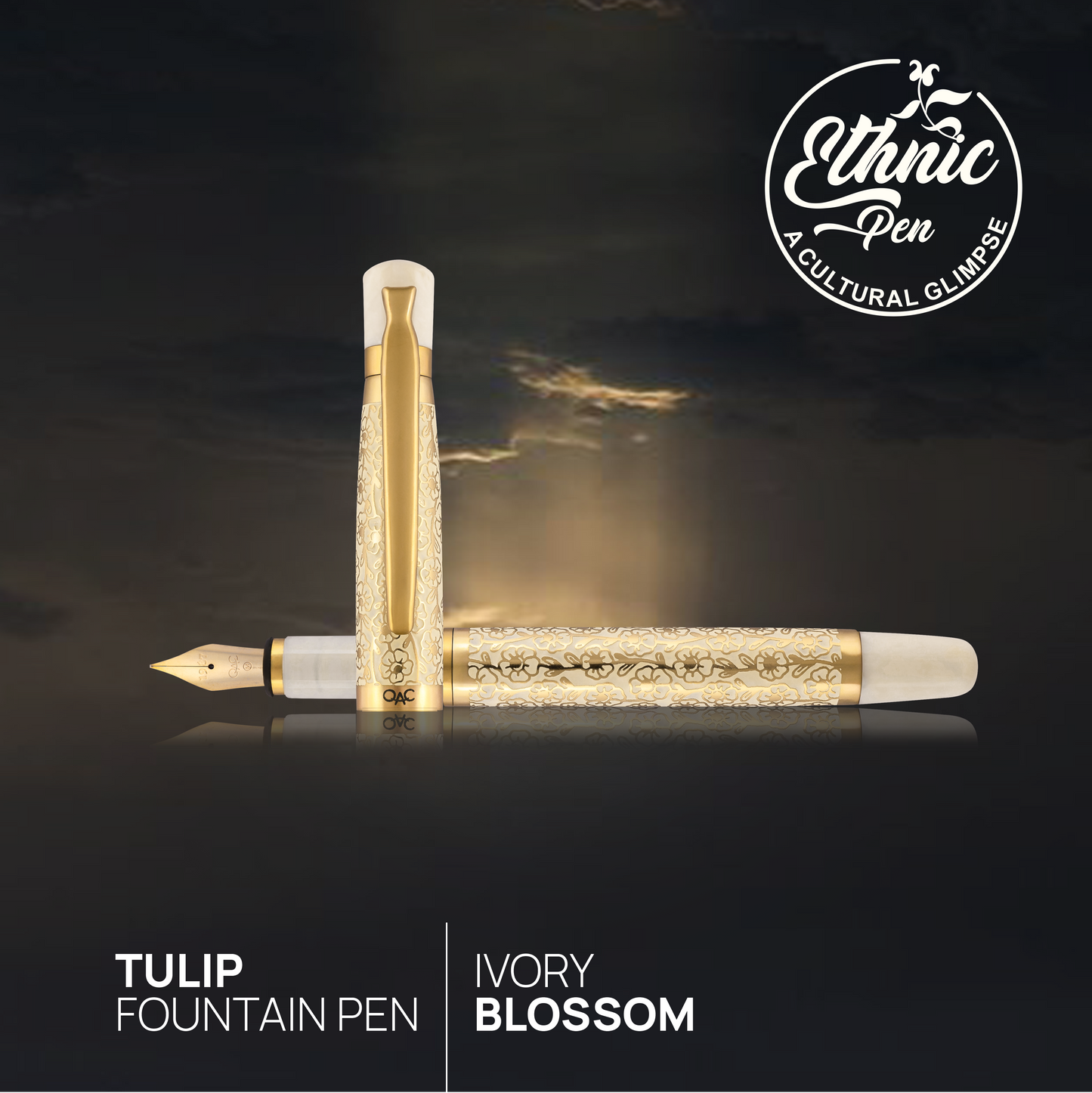 Tulip Ivory Blossom Fountain Pen