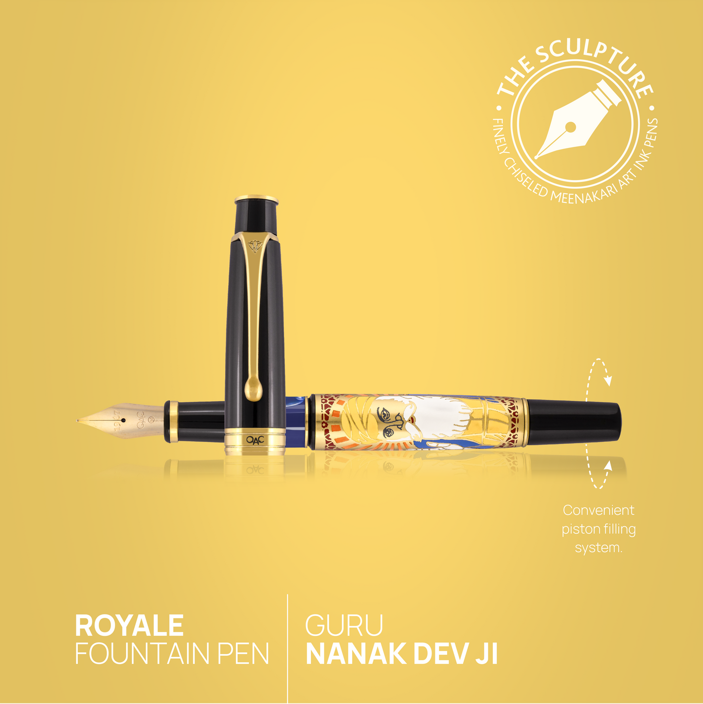 Royale Shree Guru Nanak Dev JI Fountain Pen