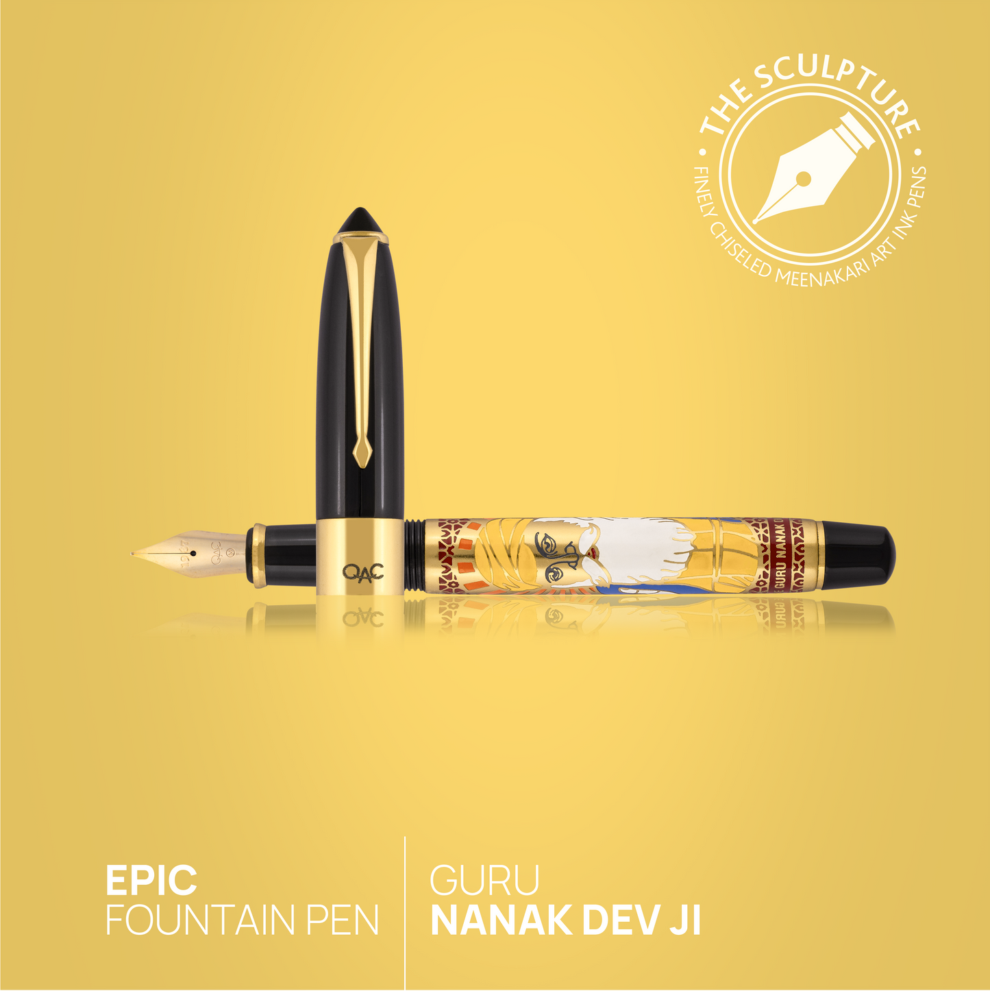 Epic Shree Guru Nanak Dev JI Fountain Pen