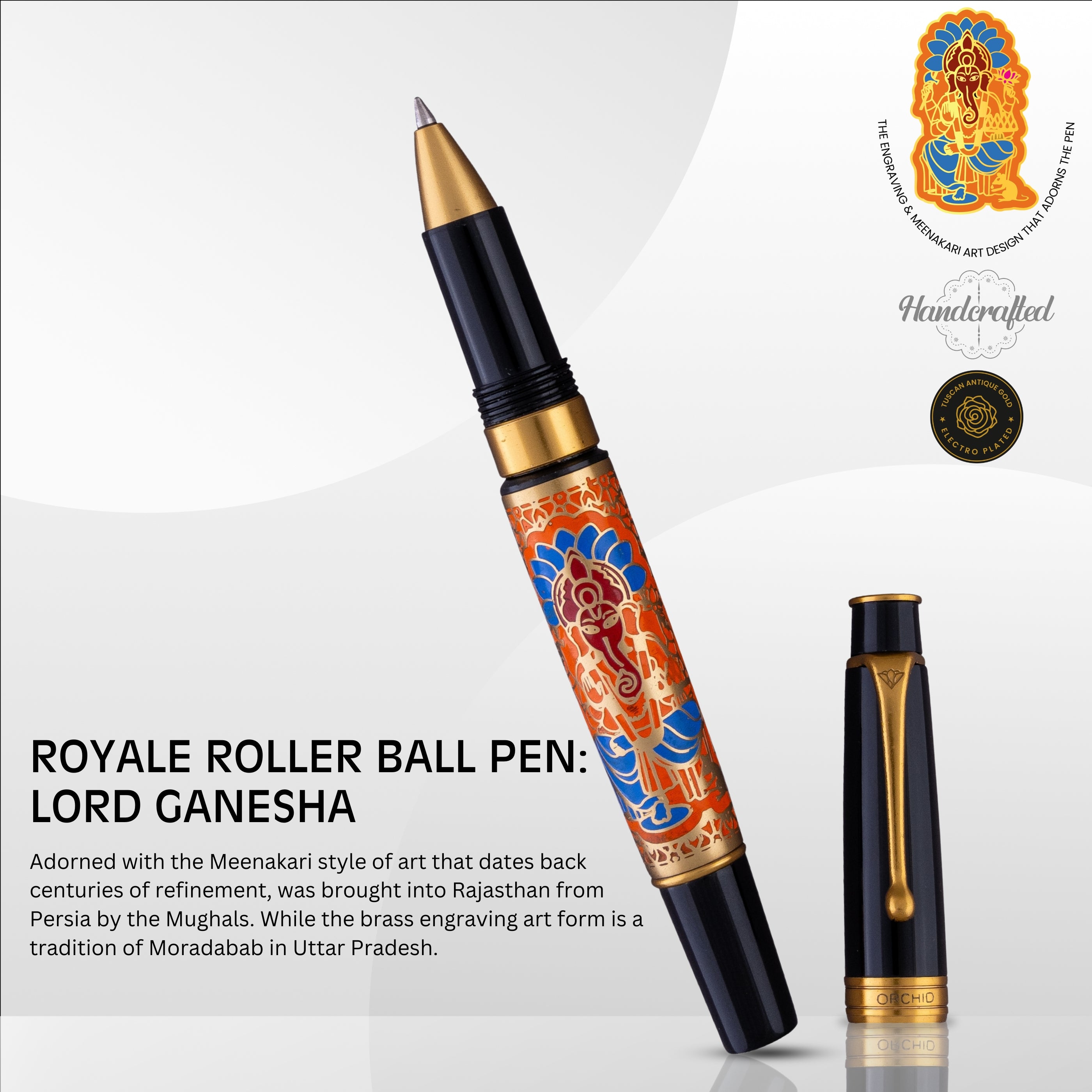 ROYALE ROLLER BALL PEN - LORD GANESHA