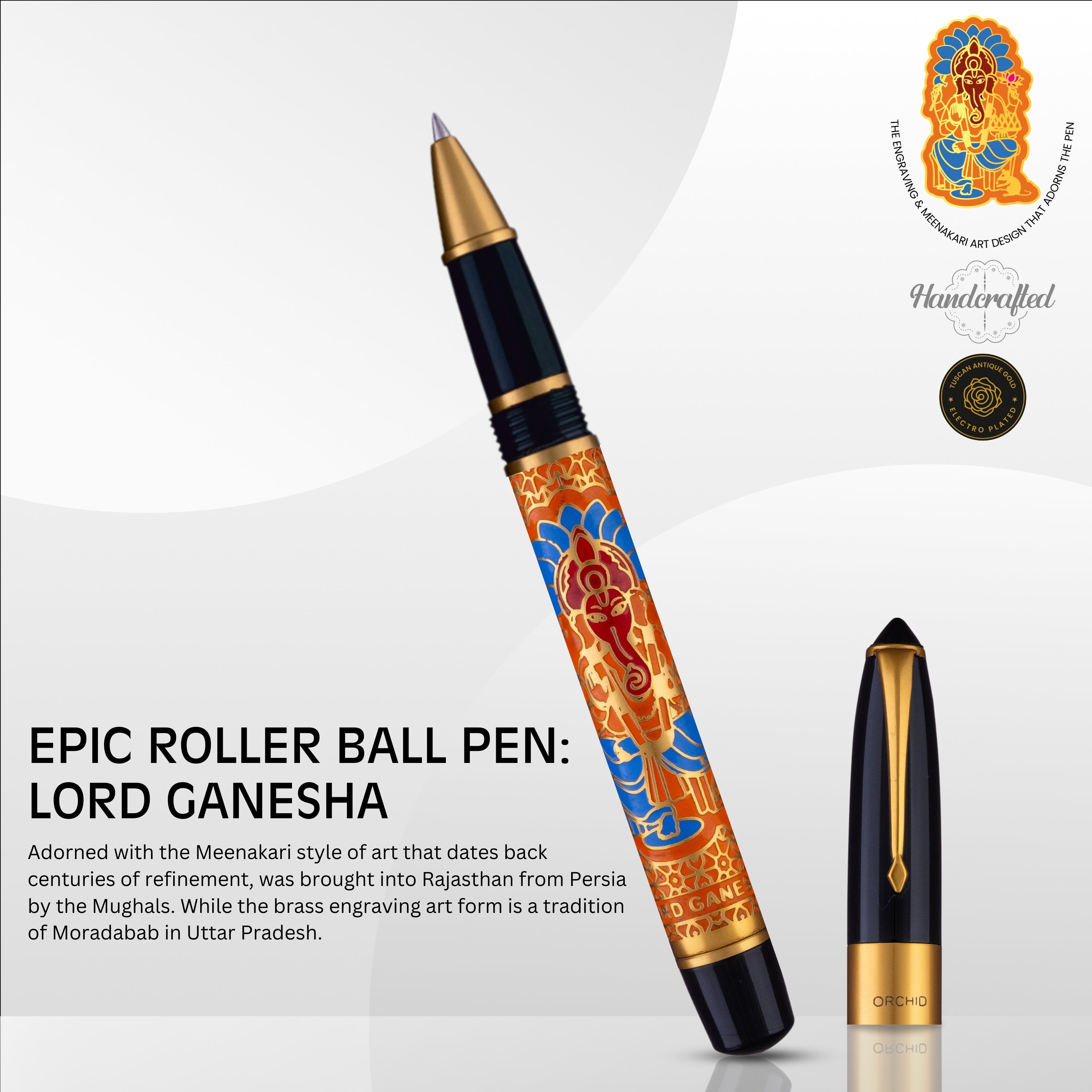 EPIC ROLLER BALL PEN - LORD GANESHA