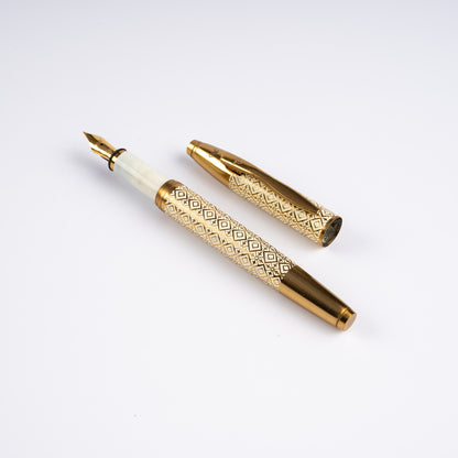 Effex Ivory Diamond Fountain Pen