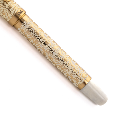 Tulip Ivory Blossom Roller Ball Pen