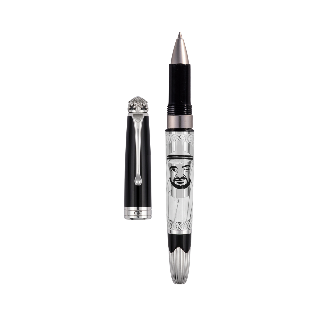 Noble Sheikh Mohammed Bin Zayed Bin Sultan Al Nahyan Roller Ball Pen Black